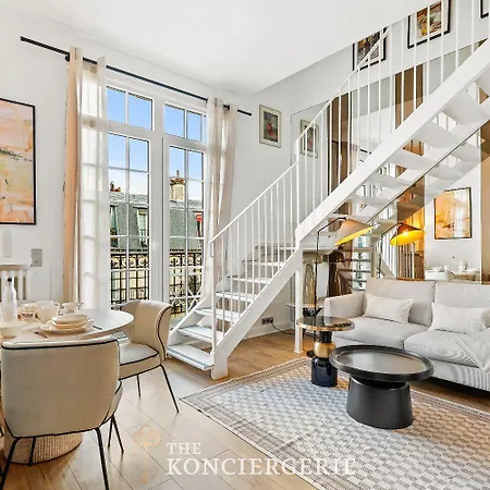 Duplex Luxueux Et Elegant Vue Tour Eiffel פריז